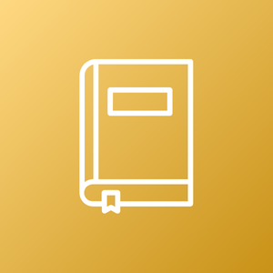 Icon of a book refered to the marketing services offered by Santiago Caballero