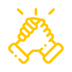 Icon con two hands holding community <a href="https://www.flaticon.com/free-icons/sport-team" title="sport team icons">Sport team icons created by Freepik - Flaticon</a>