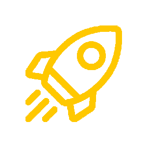 Icon of a rocket launch <a href="https://www.flaticon.com/free-icons/start-button" title="start button icons">Start button icons created by Freepik - Flaticon</a>
