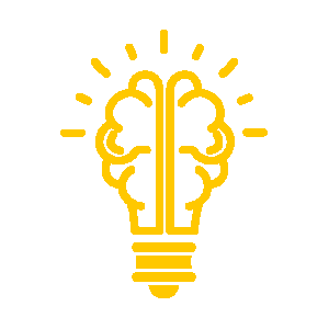 Icon of an idea with brain.  <a href="https://www.flaticon.es/iconos-gratis/innovacion" title="innovación iconos">Innovación iconos creados por ranksol graphics - Flaticon</a>